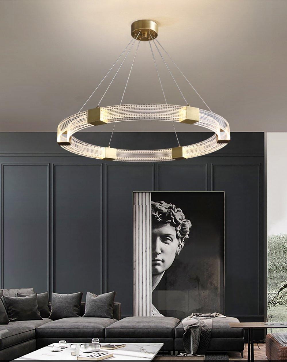 Parallel Ring LED Chandelier