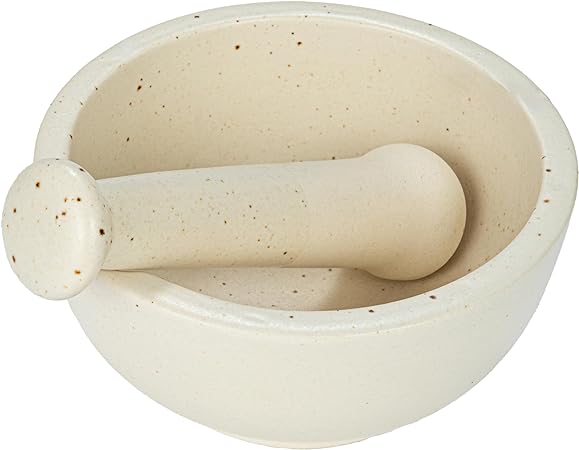 Stoneware Mortar & Pestle Set