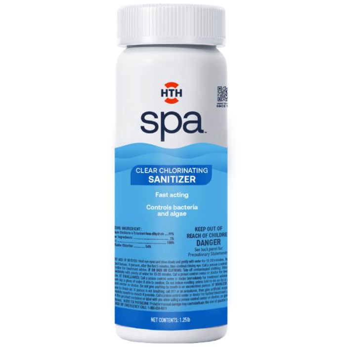 HTH Spa Granulated Clear Chlorinating Sanitizer - 1.25 lb.