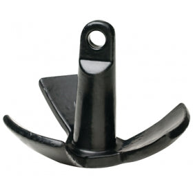 River Anchor - Black Vinyl Coated - 30 Lb.