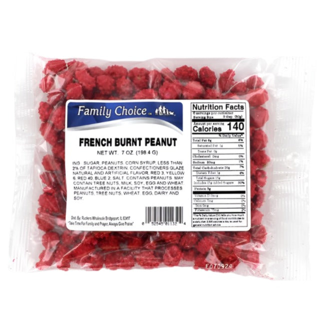 Family Choice French Burnt Peanuts - 7 oz.