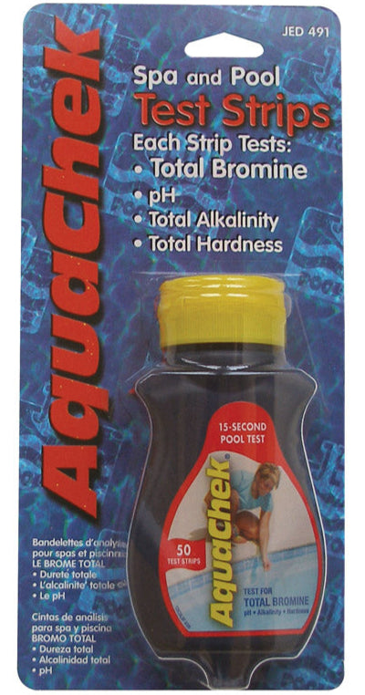 AquaChek Bromine & pH Pool Water Test Strips - 50 pc.