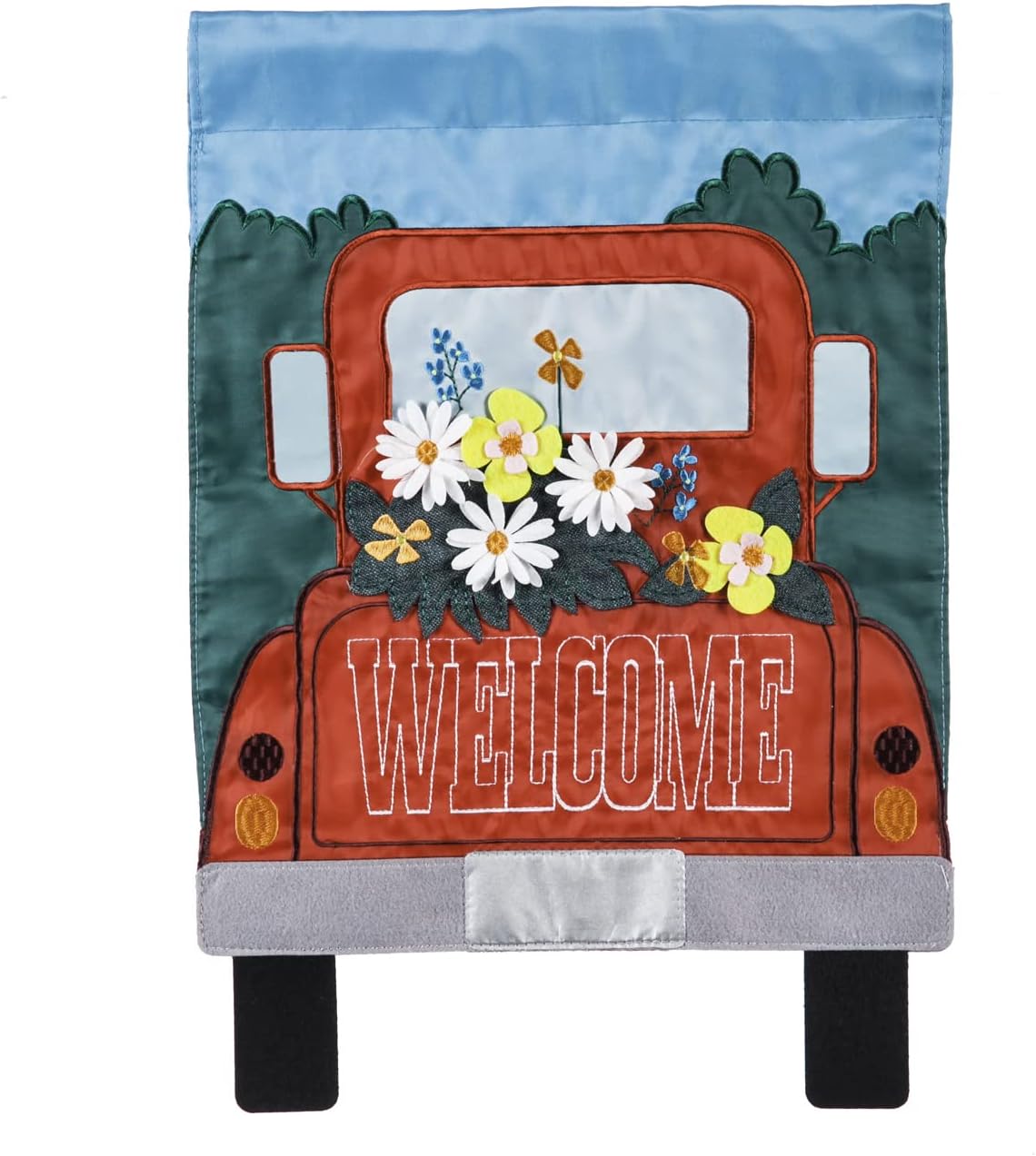 Evergreen Welcome Themed Garden Flags - 12.5 x 18