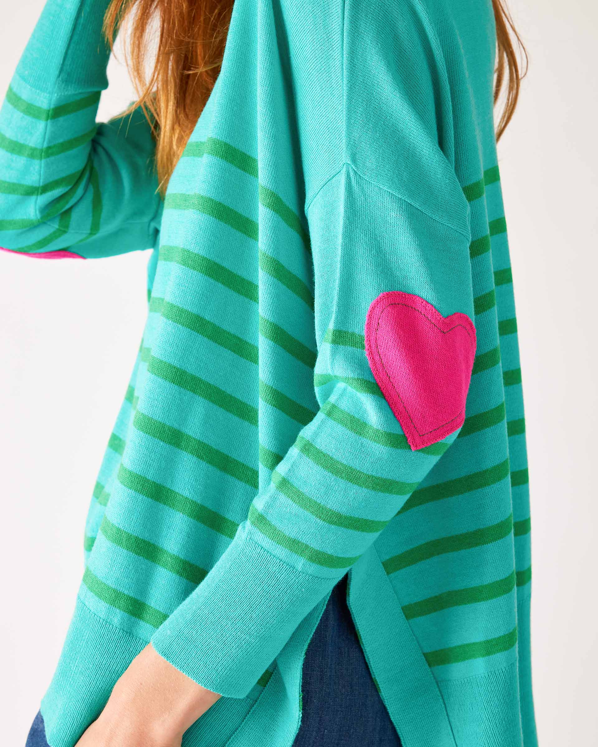 Mersea Heart Patch Amour Sweater