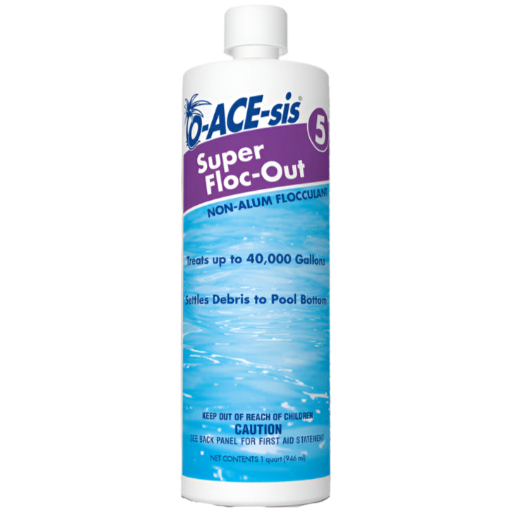 O-ACE-sis Liquid Super Floc-Out Debris Settler - 1 qt.