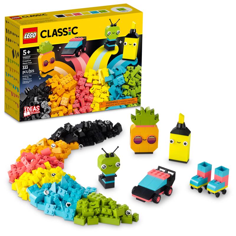 LEGO Classic Neon Fun - 333 pc.