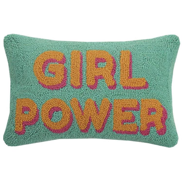 Girl Power Hook Pillow - 12 x 18