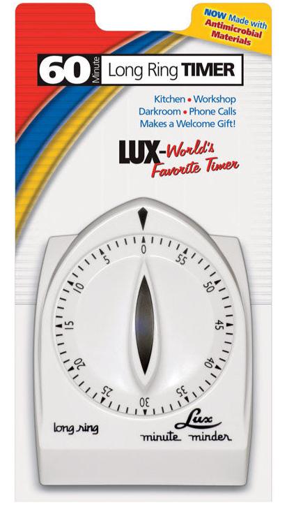 Lux Minute Minder Analog Kitchen Timer