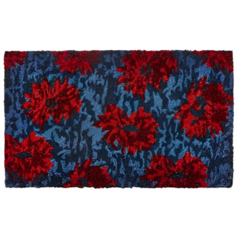 Dahlia Flowers Coir Mat - 18 x 30