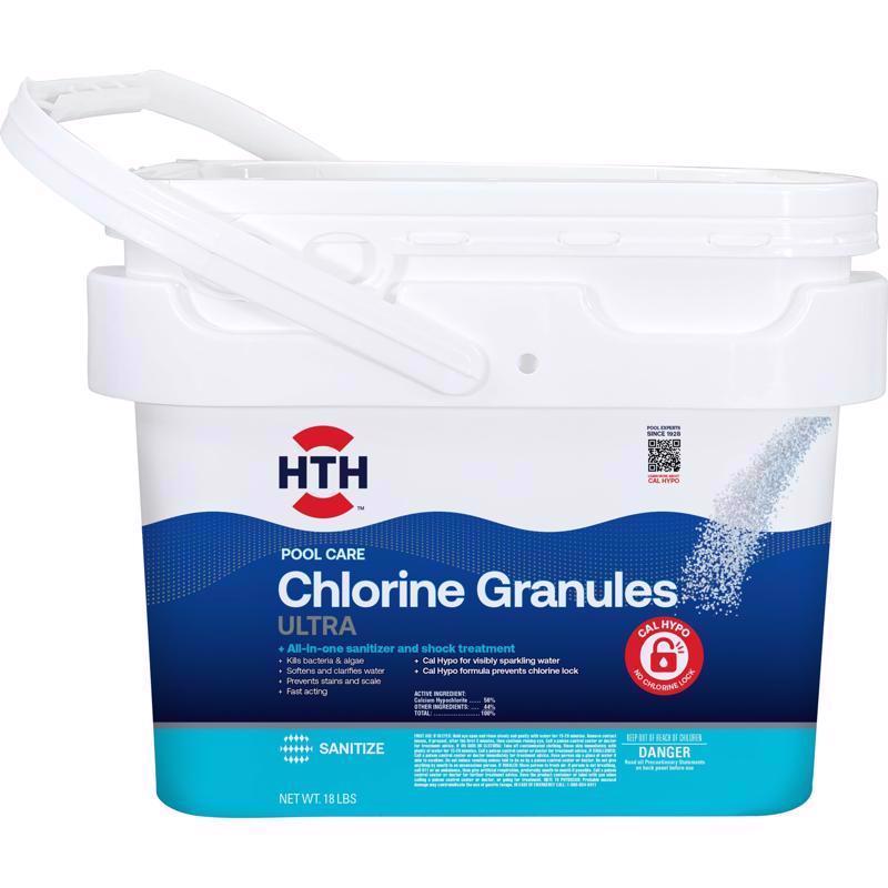 HTH Granulated Pool Chlorine - 18 lb.