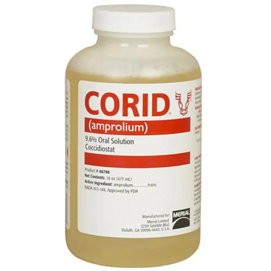 CORID 9.6% Oral Solution Calf Treatment - 16 oz.