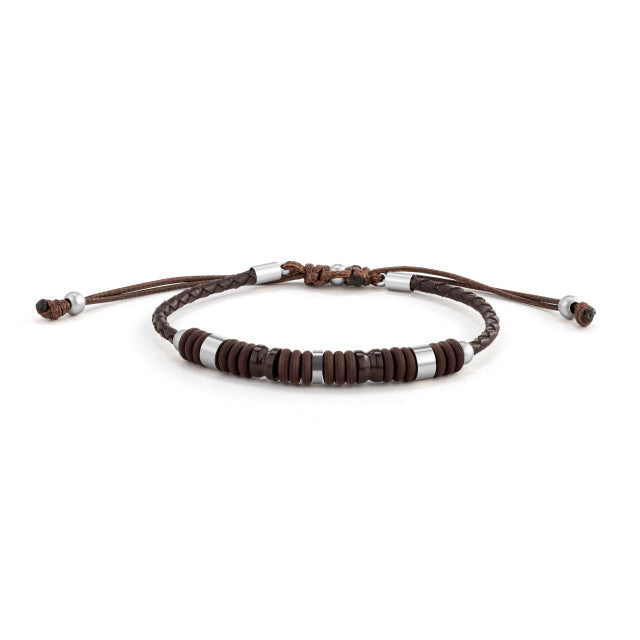 Men's Leather Cord Bracelet