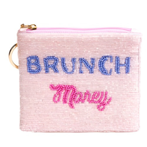 Jen & Co. Ricki Beaded Coin Pouch