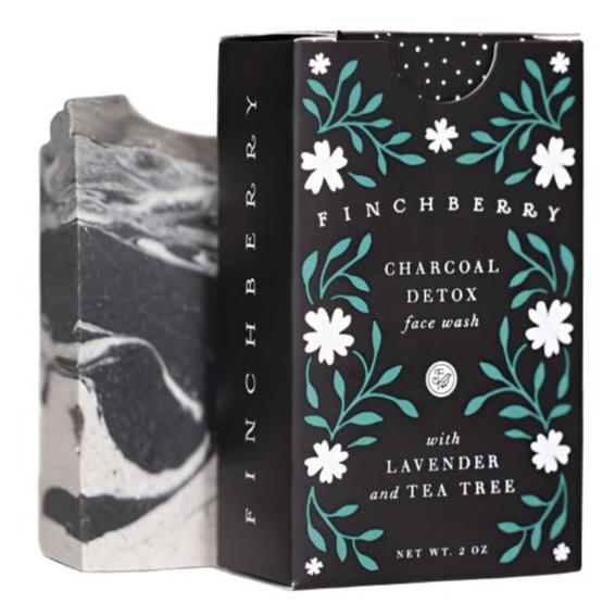 Finchberry Handcrafted Charcoal Detox Face Soap