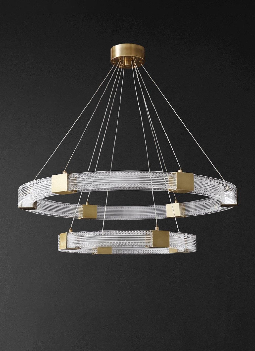 Parallel Ring LED Chandelier