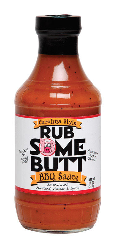 Rub Some Butt Carolina Style Mustard BBQ Sauce - 18 oz.