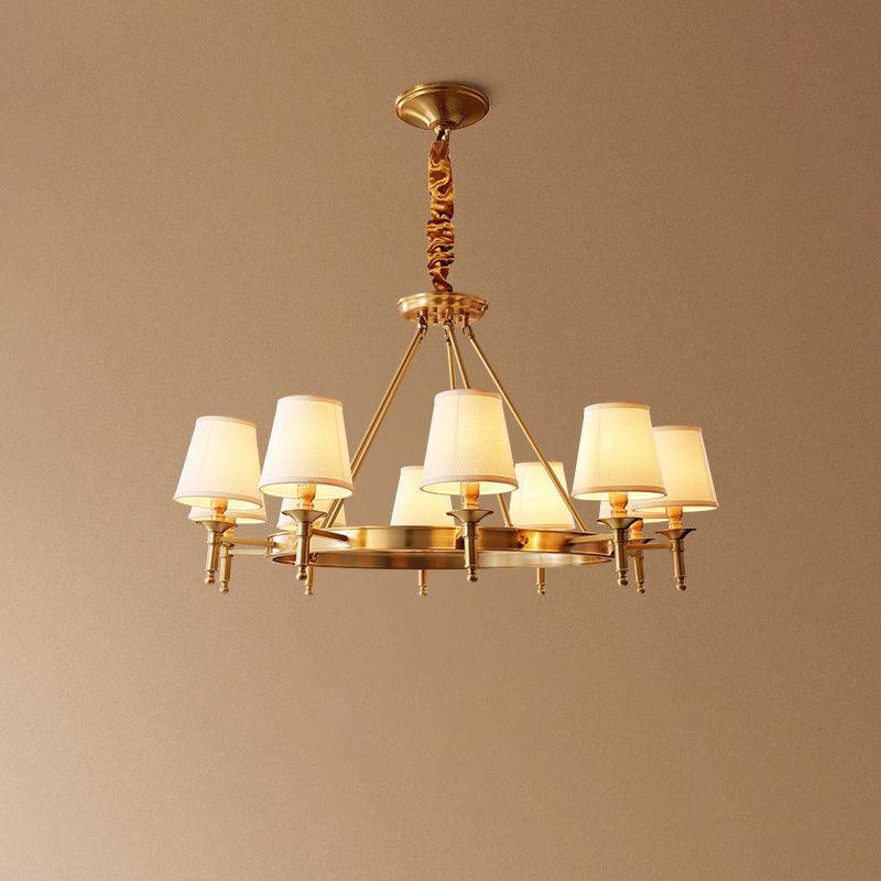 Antique Brass Chandelier