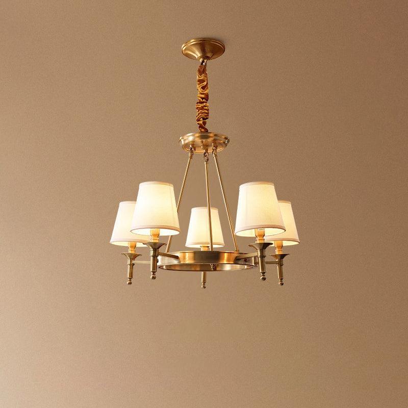 Antique Brass Chandelier