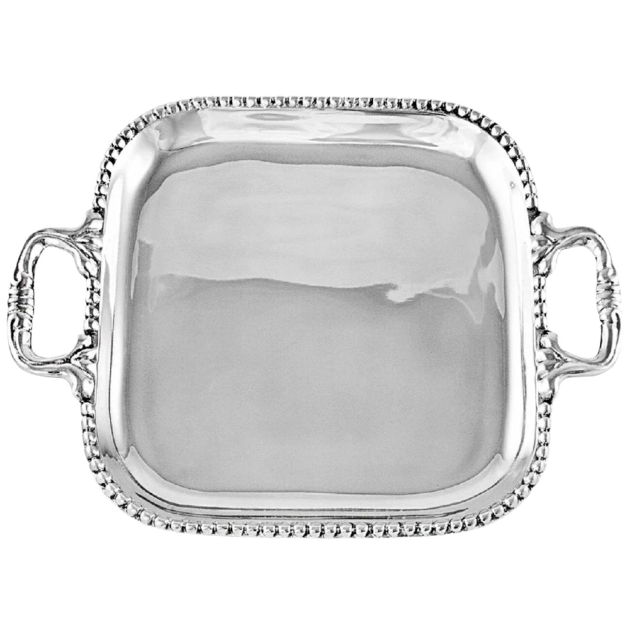 Beatriz Ball Pearl David Square Tray - 10 x 13