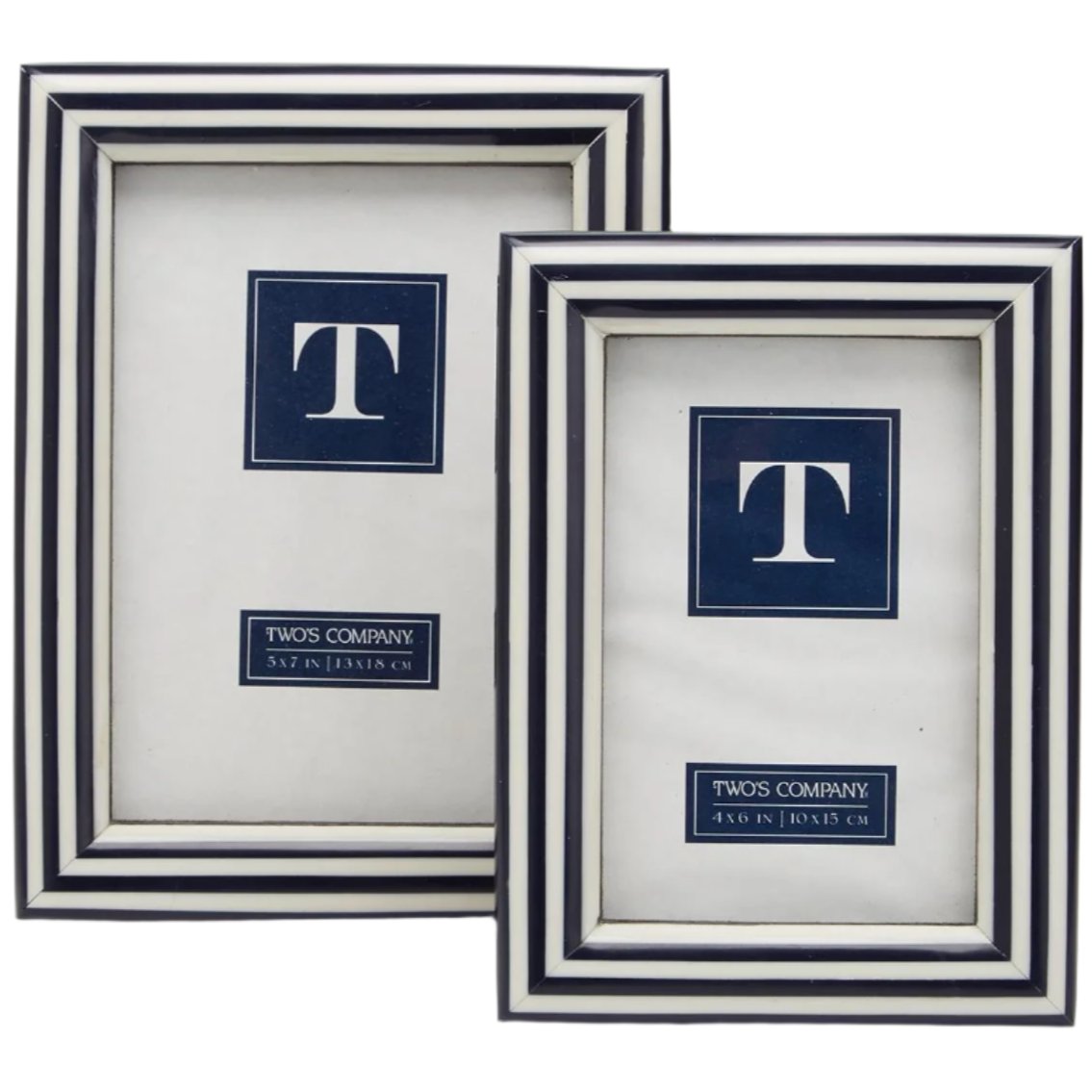 Nautical Navy Stripe Resin Photo Frame