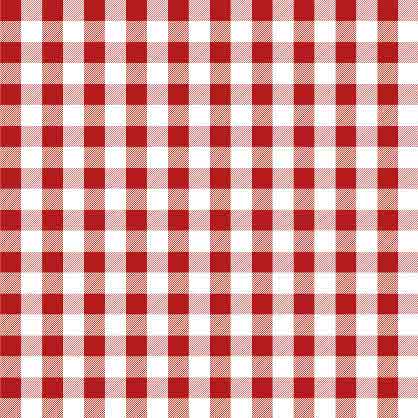 Taverna Red Picnic Pattern Paper Cocktail Napkins - 40 pc.