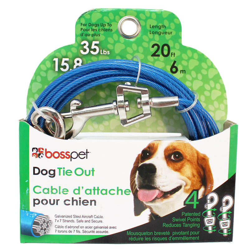 BOSS Cable Dog Tie Out