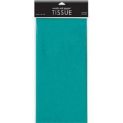 Tissue Paper - Peacock Teal - 20 x 30 - 8 pc.