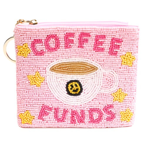 Jen & Co. Ricki Beaded Coin Pouch