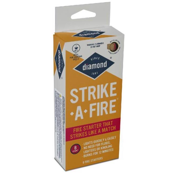 Diamond Strike-A-Fire Sawdust Fire Starter - 8 pc.