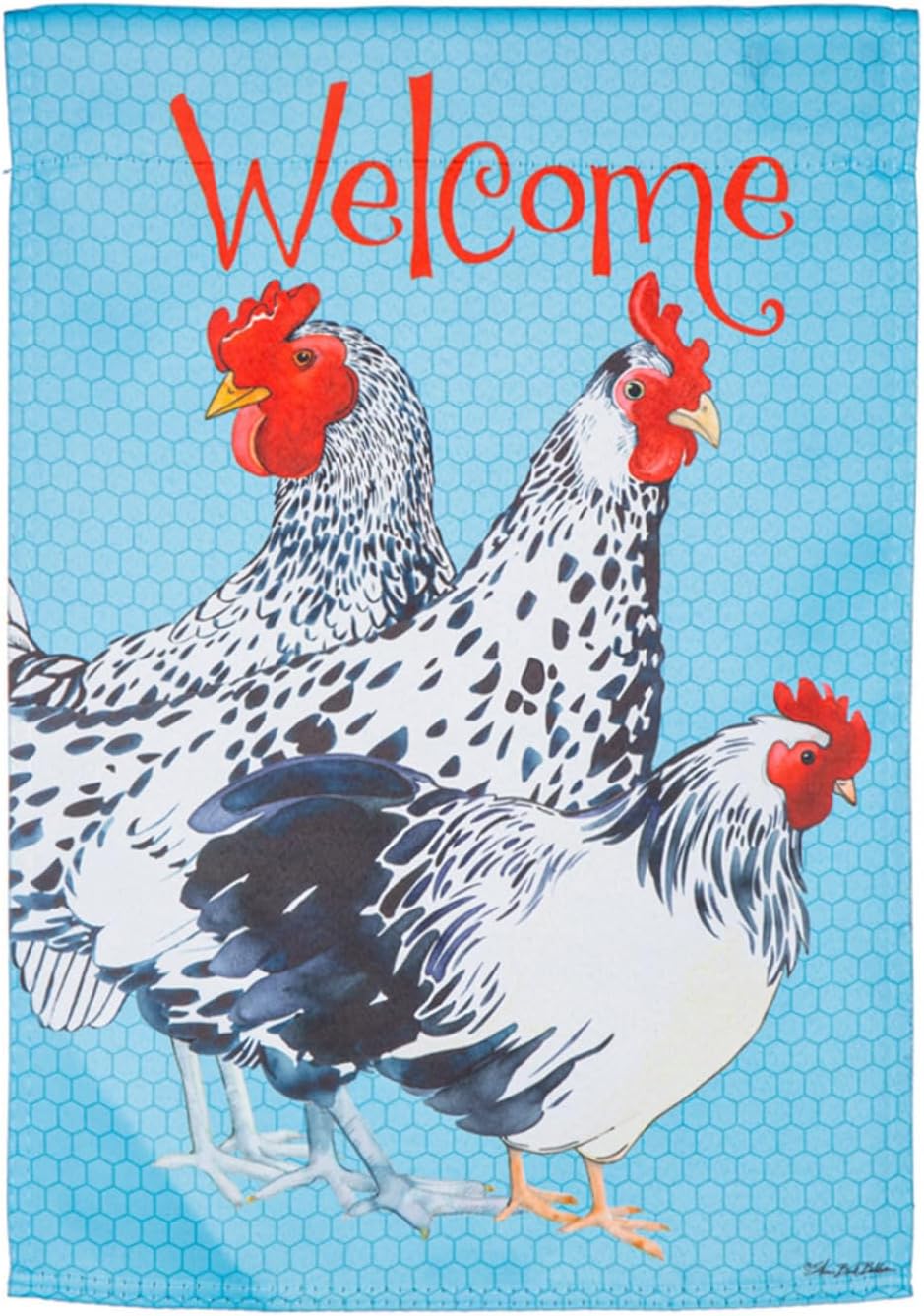 Evergreen Welcome Themed Garden Flags - 12.5 x 18