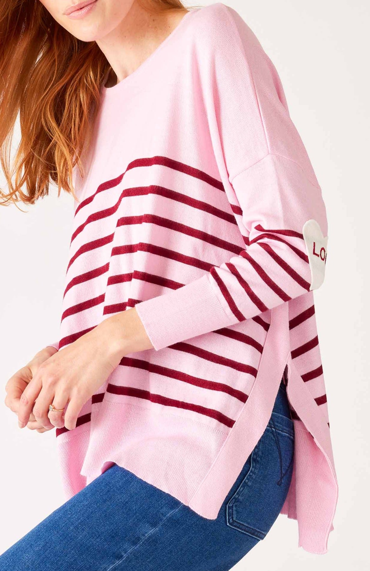 Mersea Heart Patch Amour Sweater