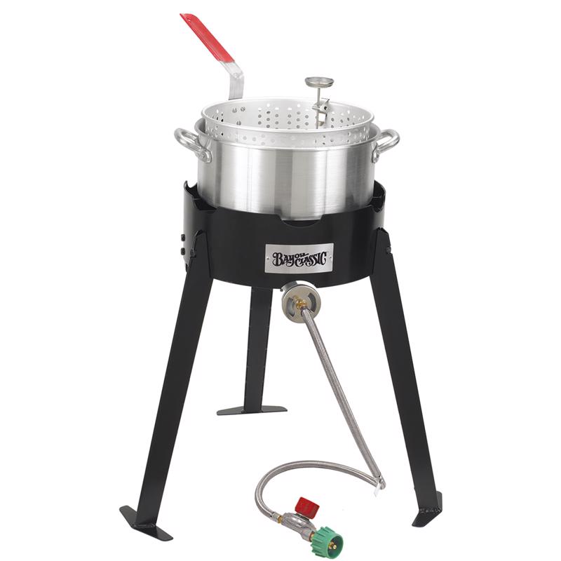 Bayou Classic 41000 BTU Fish Fryer Kit - 10 qt.