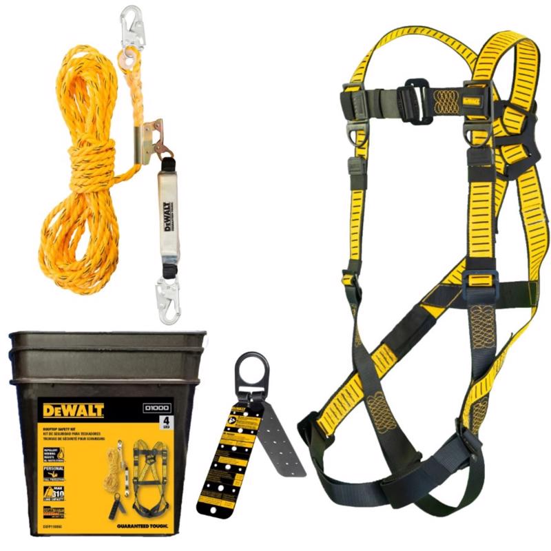 DeWalt Fall Protection Kit (310 lb.) - Black/Yellow