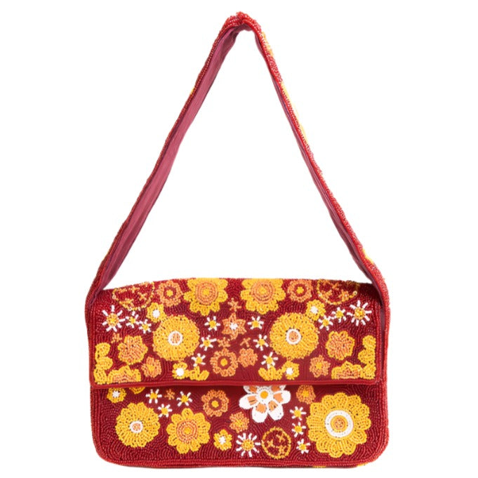 Jen & Co. Tana Beaded Shoulder Bag