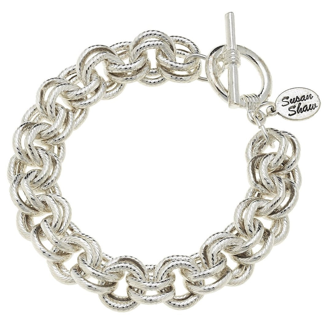 Susan Shaw Double Link Chain Bracelet