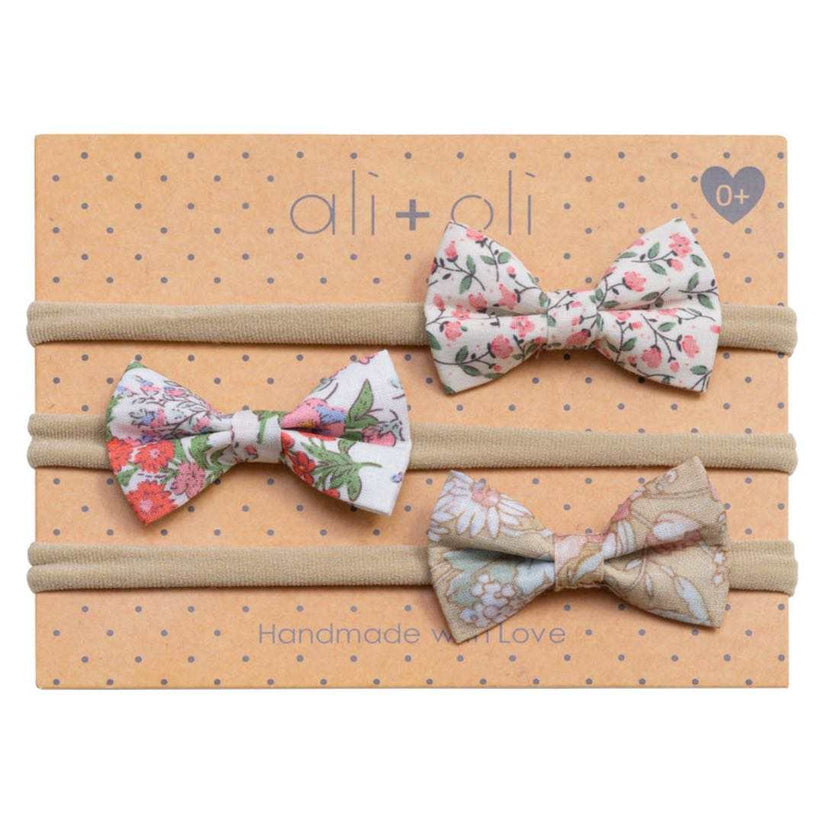 Ali + Oli Baby Headband Bow Set - 3 Pc.