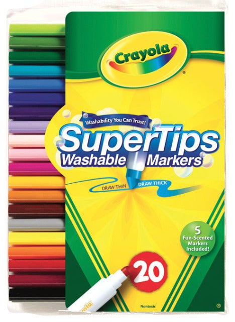 Crayola SuperTips Markers (Assorted) - 20 pc.