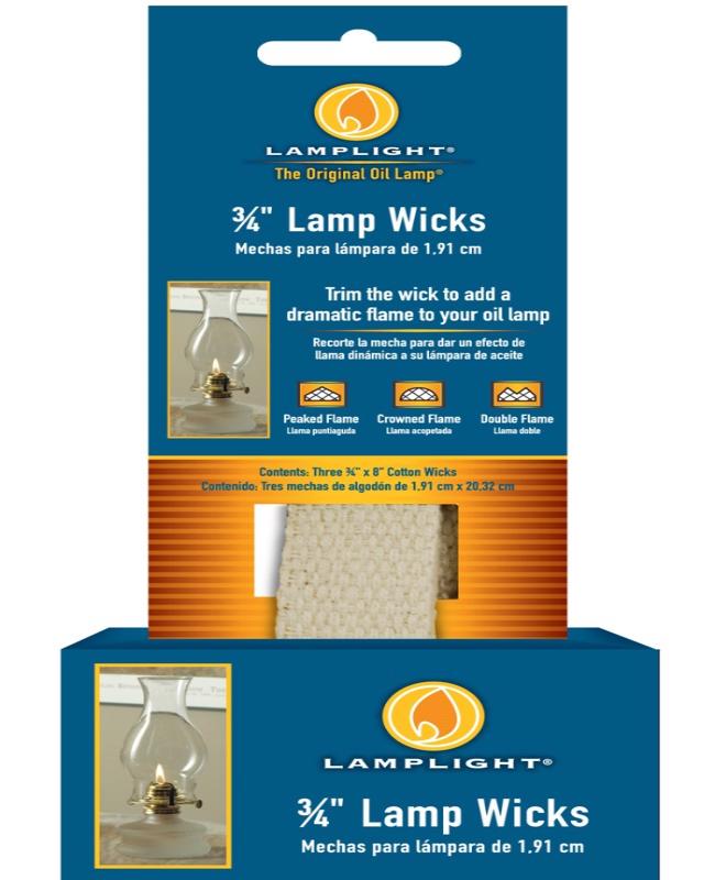 Lamplight Replacement Oil Lamp Wicks