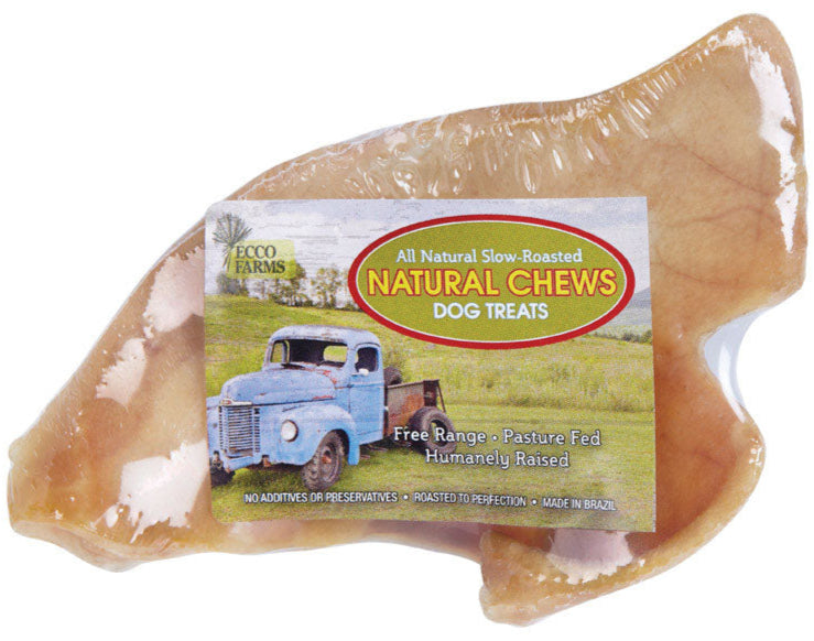 Ecco Farms Slow Baked Natural Pig Ear Dog Chews