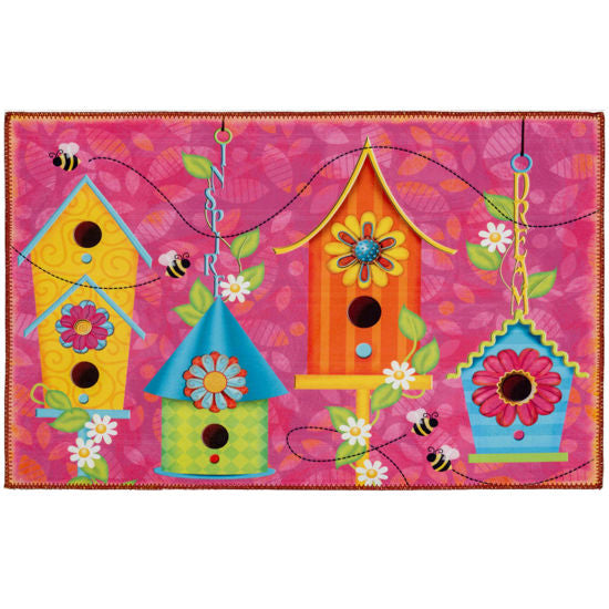 Birdhouse Village Accent Rug - 22 x 32