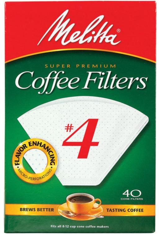 Melitta #4 Cone Coffee Filters (for 8-12 Cup Brewers)