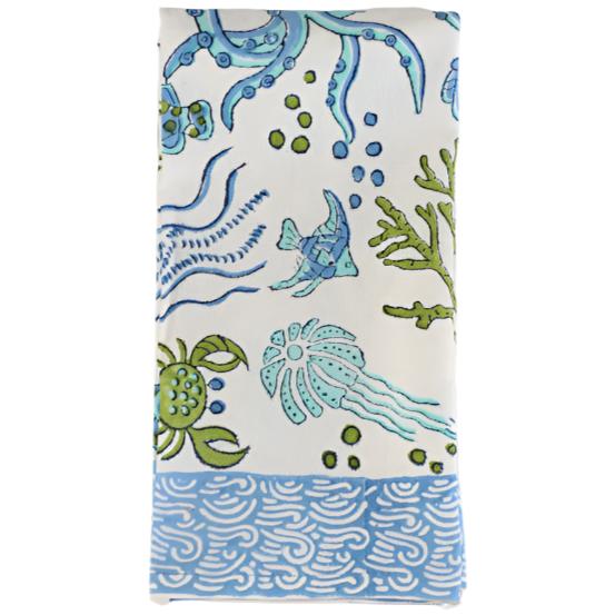 Sea Life Cotton Napkins - 4 pc.