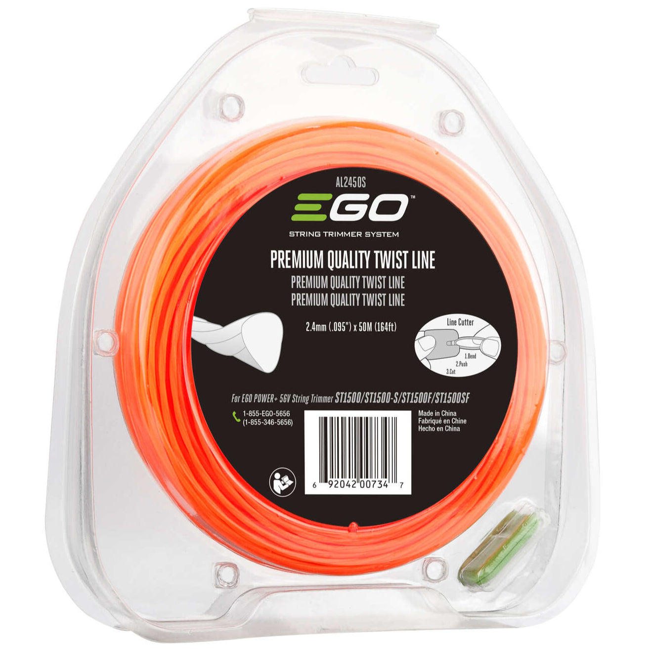 EGO 0.095 Premium Trimmer Line - 160'