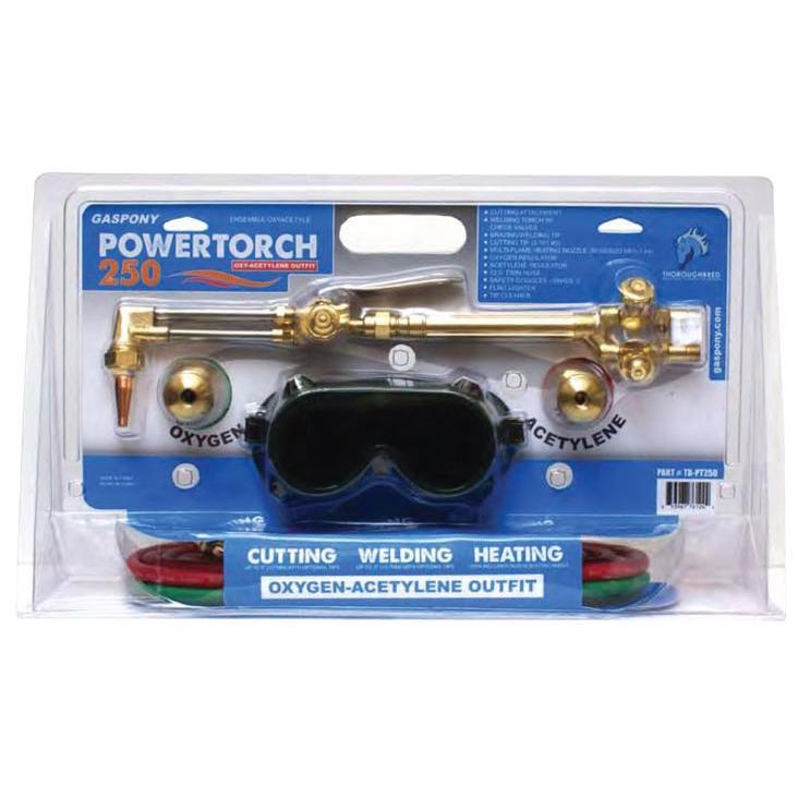 Thoroughbred GasPony Oxy-Acetylene PowerTorch 250 Kit - 11 pc.