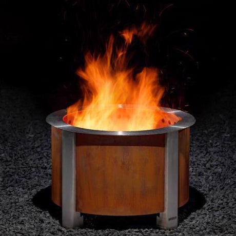 Breeo X Series Corten Smokeless Fire Pit - 24