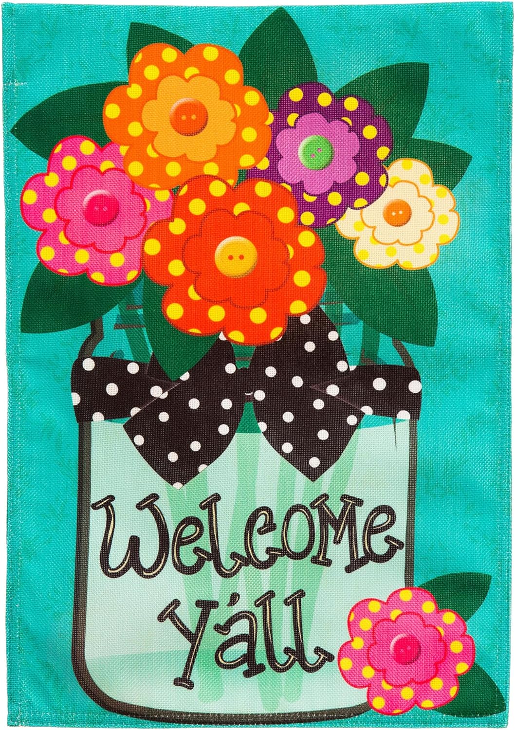 Evergreen Welcome Themed Garden Flags - 12.5 x 18