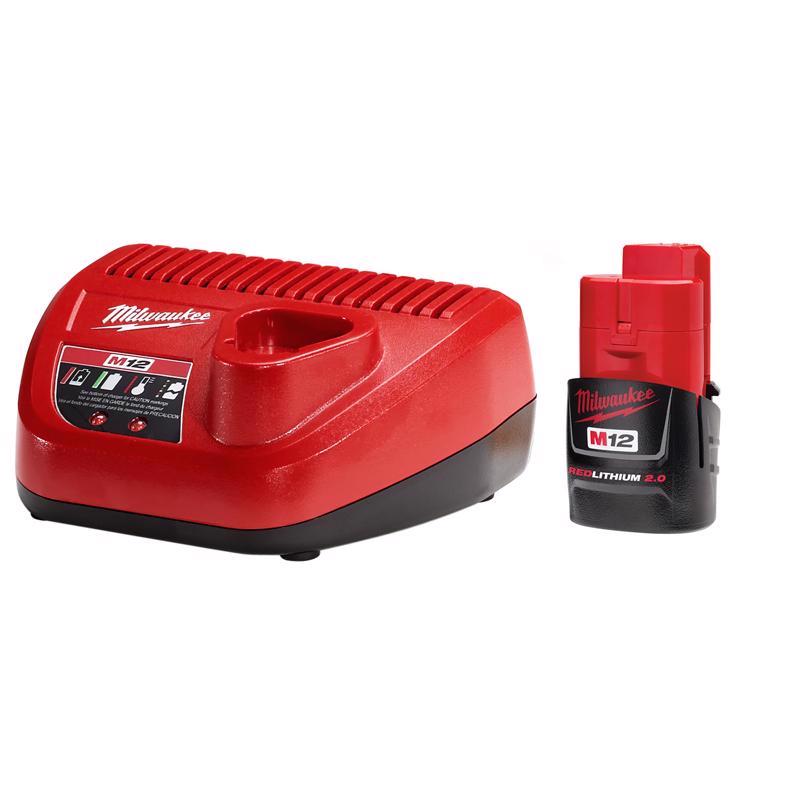 Milwauke M12 12V Lithium-Ion Battery & Charger Sets