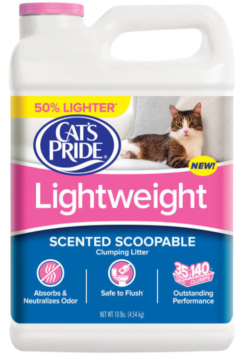 Cat's Pride Scented Lightweight Clumping Cat Litter - 10 lb.