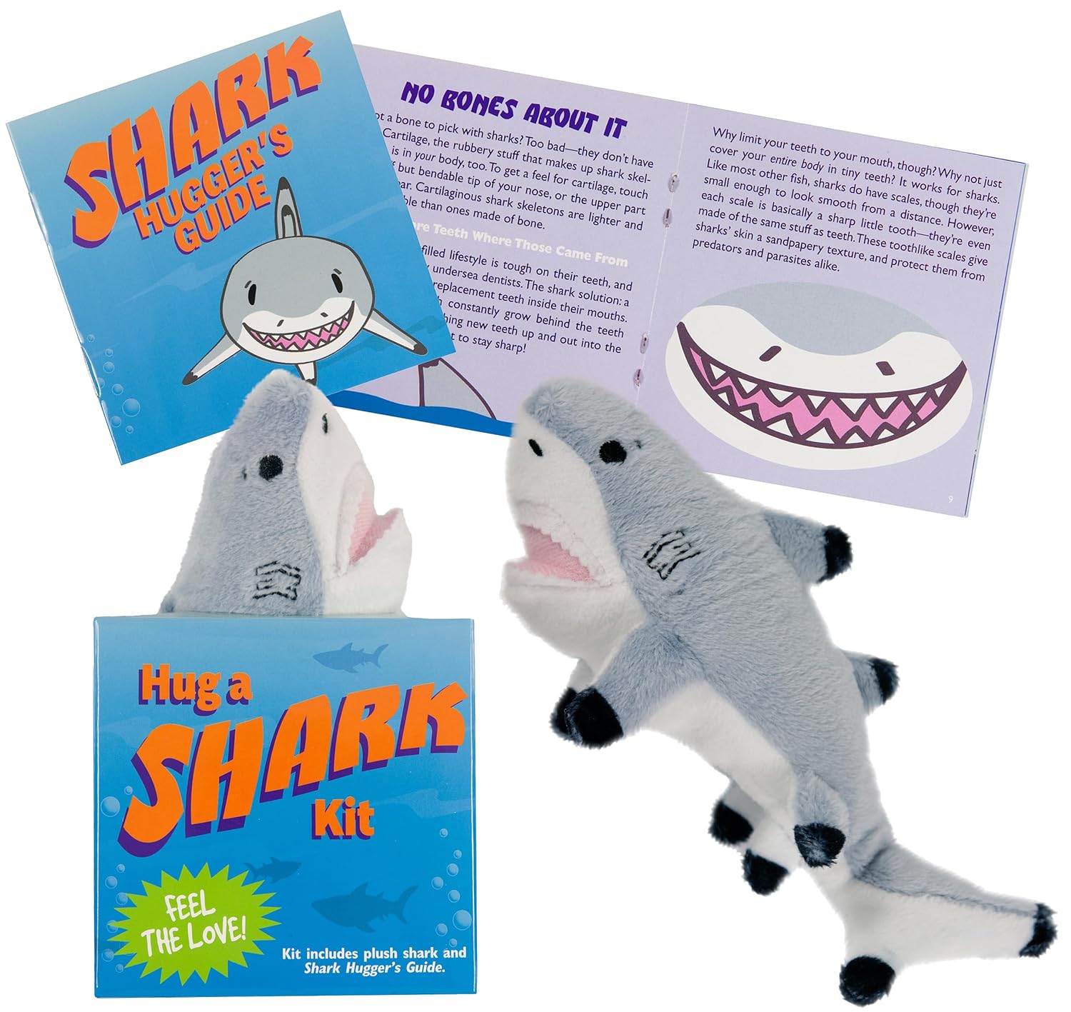 Hug a Shark Miniature Book & Plush