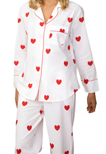 Printfresh Queen of Hearts Long Pajama Set